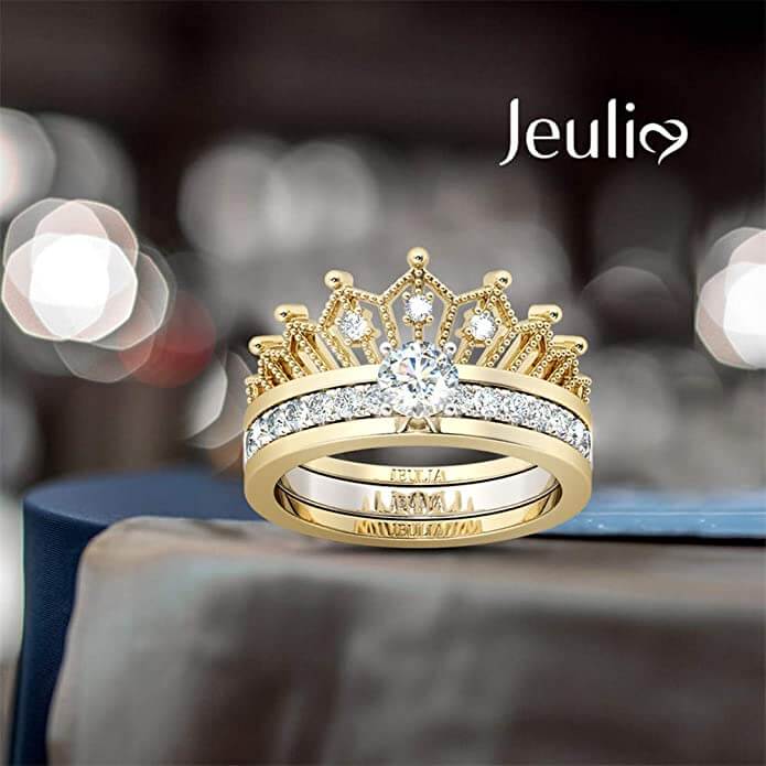 Jeulia Crown Gümüş Söz Yüzüğü