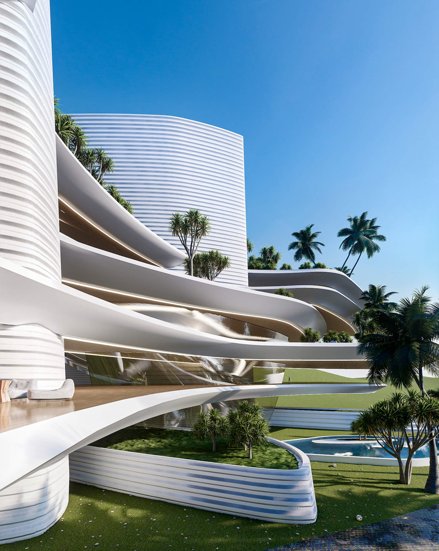 Kaprisli Otel Volaris, Miami, Veliz Arquitecto